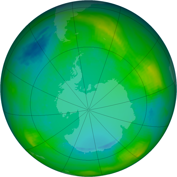 Ozone Map 1981-08-12